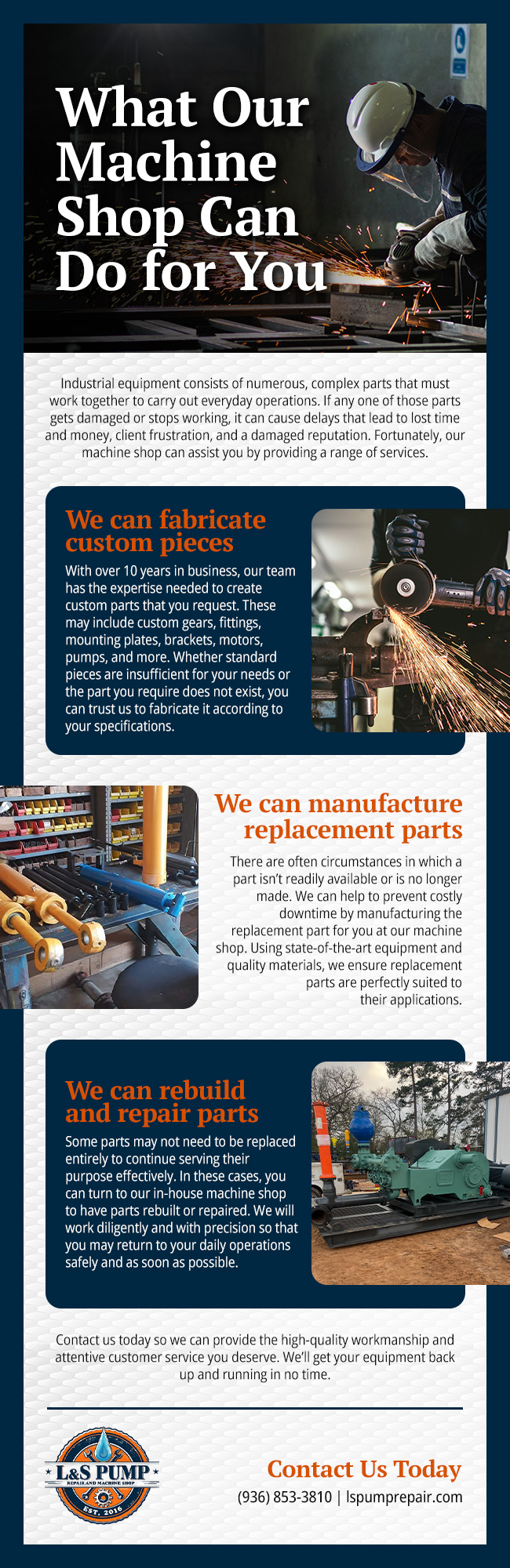 What Our Machine Shop Can Do for You
